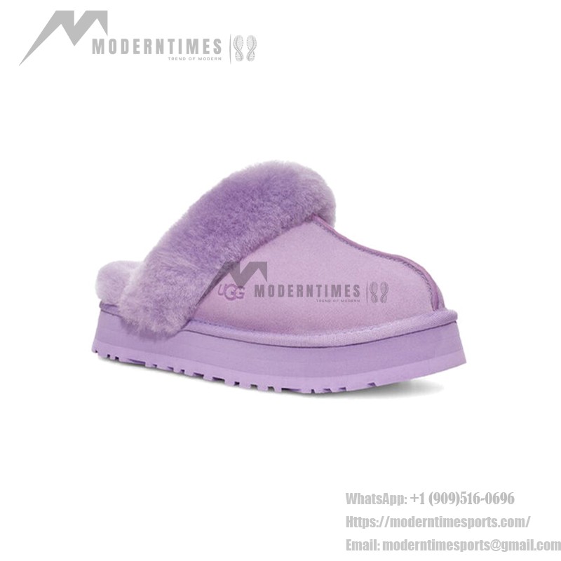 UGG Disquette Purple 1122550 Slippers - Sheepskin and Suede Comfort