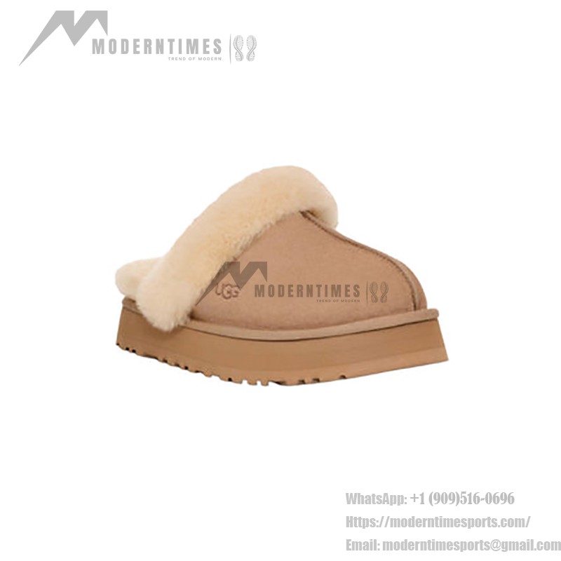 UGG Disquette Sand 1122550 Slippers - Sheepskin and Suede Comfort