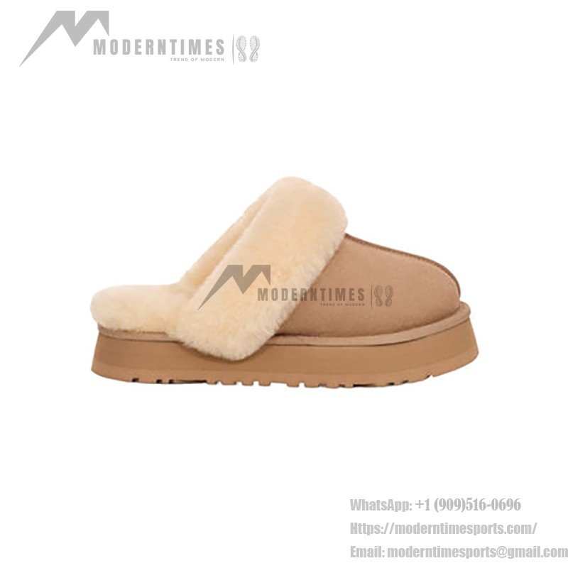 UGG Disquette Sand 1122550 Slippers - Sheepskin and Suede Comfort