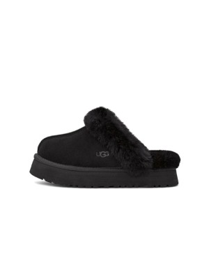 UGG Disquette Slipper Black: Cozy Comfort and Style for Home and Casual Wear  1122550