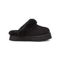 UGG Disquette Slipper Black: Cozy Comfort and Style for Home and Casual Wear  1122550