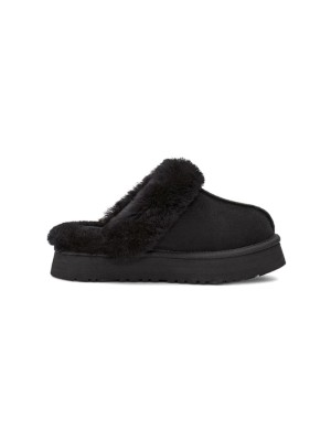 UGG Disquette Slipper Black: Cozy Comfort and Style for Home and Casual Wear  1122550