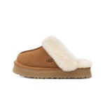 UGG Disquette Chestnut 1122550 Slippers - Sheepskin and Suede Comfort