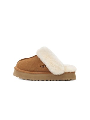 UGG Disquette Chestnut 1122550 - Luxurious Sheepskin Slippers for Ultimate Comfort