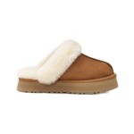 UGG Disquette Chestnut 1122550 Slippers - Sheepskin and Suede Comfort