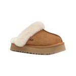 UGG Disquette Chestnut 1122550 Slippers - Sheepskin and Suede Comfort