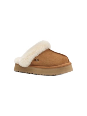 UGG Disquette Chestnut 1122550 - Luxurious Sheepskin Slippers for Ultimate Comfort