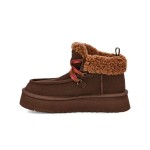 UGG Women's Funkarra Cabin Cuff Boot Brown 1143954 - Suede Boots with Sheepskin Lining