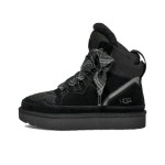 UGG Women's Highmel Black High-Top Sneakers – Stylish & Warm Winter Footwear (Model 1145390-BLK)