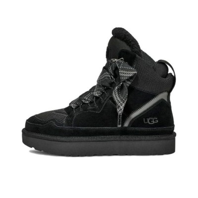 UGG Women's Highmel Black High-Top Sneakers – Stylish & Warm Winter Footwear | Model 1145390-BLK