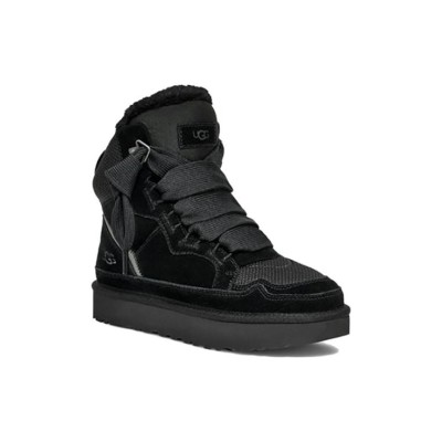 UGG Women's Highmel Black High-Top Sneakers – Stylish & Warm Winter Footwear | Model 1145390-BLK