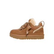 UGG Women's Lowmel Chestnut 1144032 - Stylish and Cozy Suede Sneakers with Sheepskin Lining