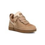 UGG Women's Lowmel Sand 1144032 - Stylish Suede Sneakers with Sheepskin Lining