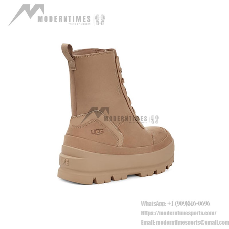 UGG Damen Lug Boot Sand 1143833 - Wildleder-Plattformstiefel für Damen