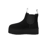 UGG Neumel Platform Chelsea Boot Schwarz 1134526: Mutige und Stilvolle Wildleder Plattform Stiefel