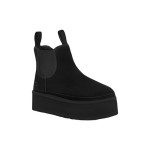 UGG Neumel Platform Chelsea Boot Schwarz 1134526 - Mutige Wildleder Plateaustiefel