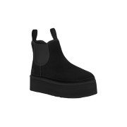 UGG Neumel Platform Chelsea Boot Schwarz 1134526: Mutige und Stilvolle Wildleder Plattform Stiefel