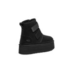 UGG Neumel Platform Chukka Black Boot with Suede Upper and Platform Sole