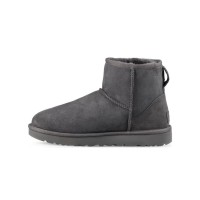 UGG Damen Classic Mini II Stiefel Grau 1016222 - Bequeme und stilvolle Fleece-gefütterte Winterstiefel