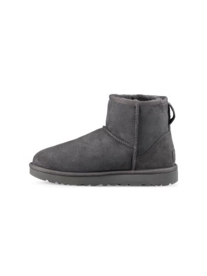 UGG Women's Classic Mini II Boot Gray 1016222 - Cozy and Stylish Fleece-Lined Winter Boots