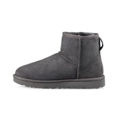 UGG Women's Classic Mini II Boot Gray 1016222 - Cozy and Stylish Fleece-Lined Winter Boots