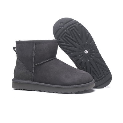 UGG Women's Classic Mini II Boot Gray 1016222 - Cozy and Stylish Fleece-Lined Winter Boots