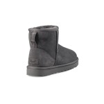 UGG Damen Classic Mini II Stiefel Grau 1016222 - Bequeme Fleece-gefütterte Winterstiefel