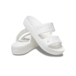 Crocs Baya Platform Sandals White 208188-100 - Elegant and Comfortable