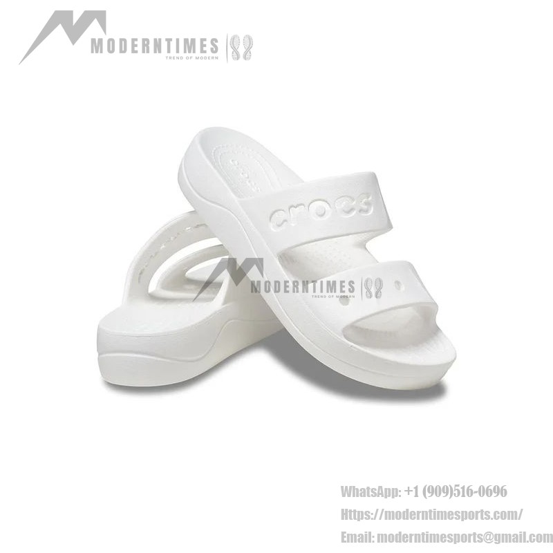 Crocs Baya Platform Sandals White 208188-100 - Elegant and Comfortable