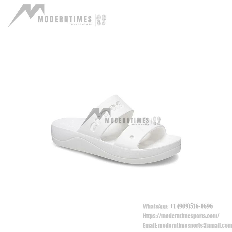 Crocs Baya Platform Sandals White 208188-100 - Elegant and Comfortable