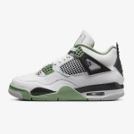 Air Jordan 4 Retro Seafoam sneaker in green colorway