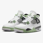 Air Jordan 4 Retro Seafoam sneaker in green colorway