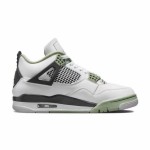 Air Jordan 4 Retro Seafoam sneaker in green colorway