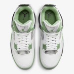 Air Jordan 4 Retro Seafoam sneaker in green colorway