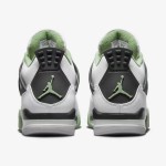 Air Jordan 4 Retro Seafoam sneaker in green colorway