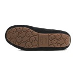 UGG Damen Dakota Hausschuhe Schwarz 5612 mit Schaffellfutter und Lederschleife