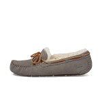 UGG Women's Dakota Slipper Gray 5612 - Sheepskin Lined Moccasin for Indoor & Outdoor