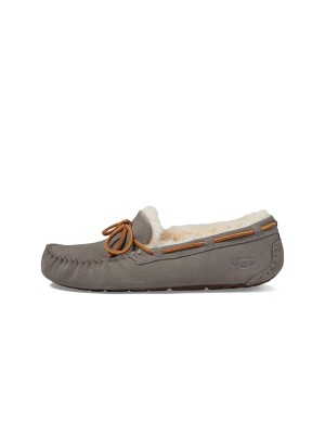 UGG Women's Dakota Slipper Gray 5612 - Cozy Sheepskin Lined Moccasin for Indoor & Outdoor Wear