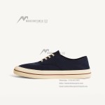 Loro Piana Nantucket Walk Sneaker FAR1445 W000 Blue Navy luxury canvas sneaker for men and women