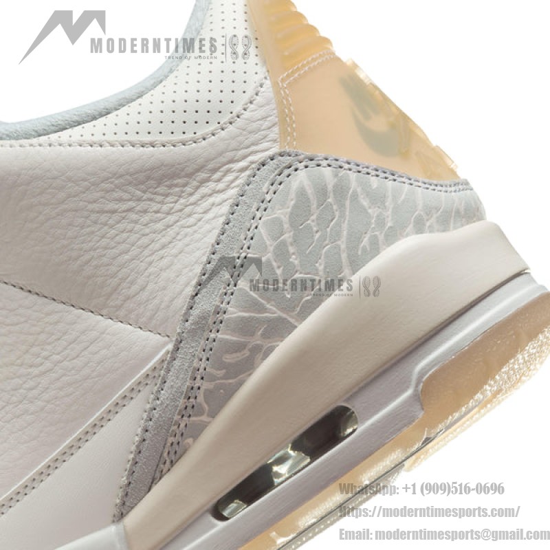 Air Jordan 3 Retro Craft Sneakers in Ivory, Product Code FJ9479-100