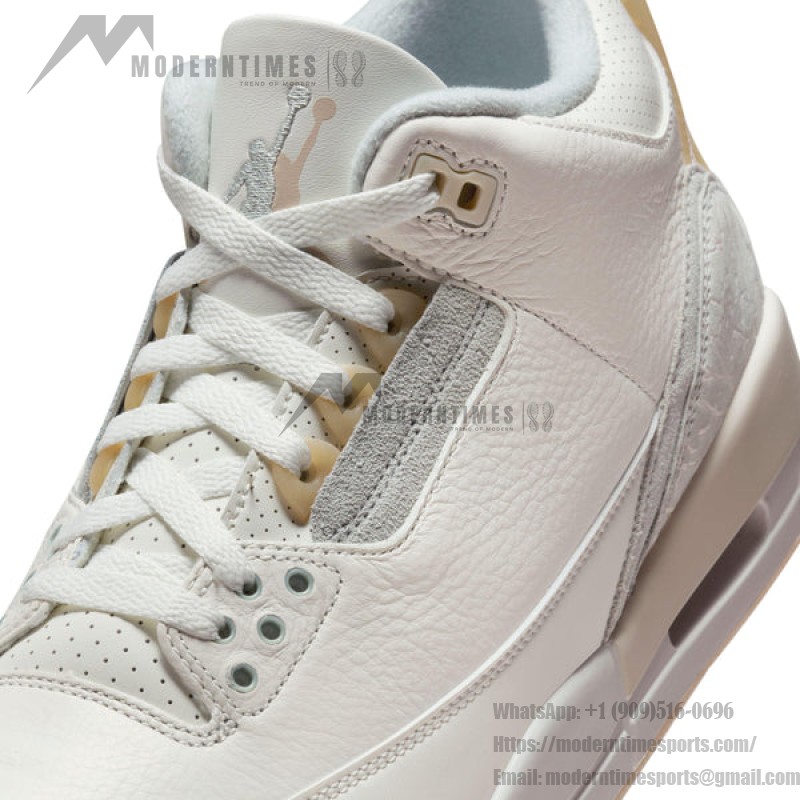 Air Jordan 3 Retro Craft Sneakers in Ivory, Product Code FJ9479-100