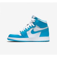 Air Jordan 1 Retro High OG “UNC” University Blue White High-Top Basketball Shoes 555088-117