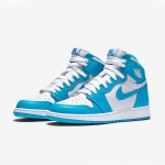 Air Jordan 1 Retro High OG “UNC” University Blue White High-Top Basketball Shoes