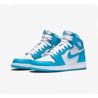 Air Jordan 1 Retro High OG “UNC” University Blue White High-Top Basketball Shoes 555088-117