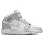 Air Jordan 1 Mid SE DD3235-100 Premium White & Colorful Accent Sneakers