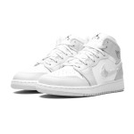 Air Jordan 1 Mid SE DD3235-100 Premium White & Colorful Accent Sneakers