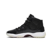 Air Jordan 11 Retro ‘Bred’ 378038-002 - Black Sneakers with Red Jumpman Logo & Translucent Outsole