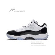 Air Jordan 11 Low ‘Concord’ 528895-145 - White and Black Sneakers with Patent Leather & Icy Blue Outsole