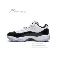 Air Jordan 11 Low ‘Concord’ 528895-145 - White and Black Sneakers with Patent Leather & Icy Blue Outsole