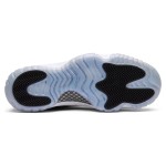 Air Jordan 11 Low ‘Concord’ 528895-145 White and Black Sneakers with Patent Leather and Icy Blue Outsole